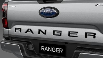 MY22+ Ranger Black Tailgate Lettering