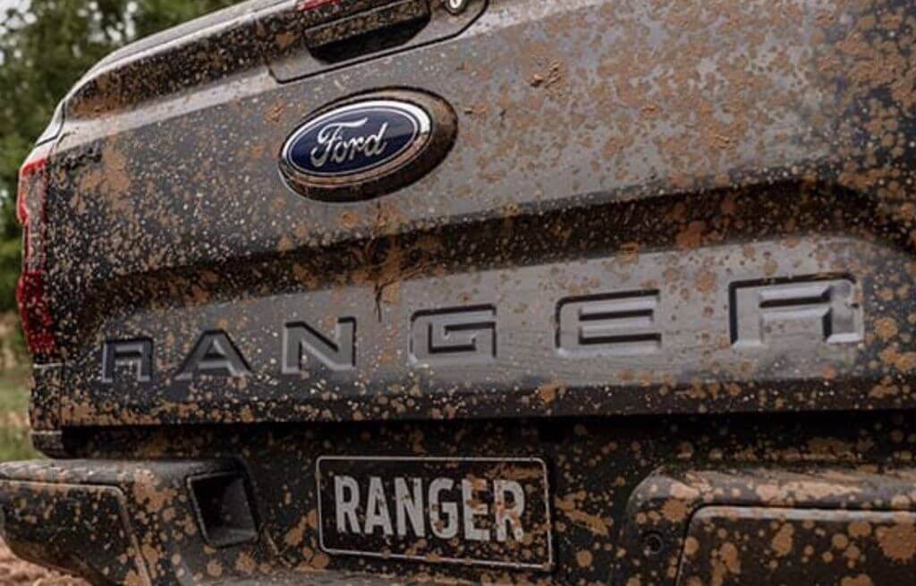 Ranger Sport Tailgate Lamps Muddy
