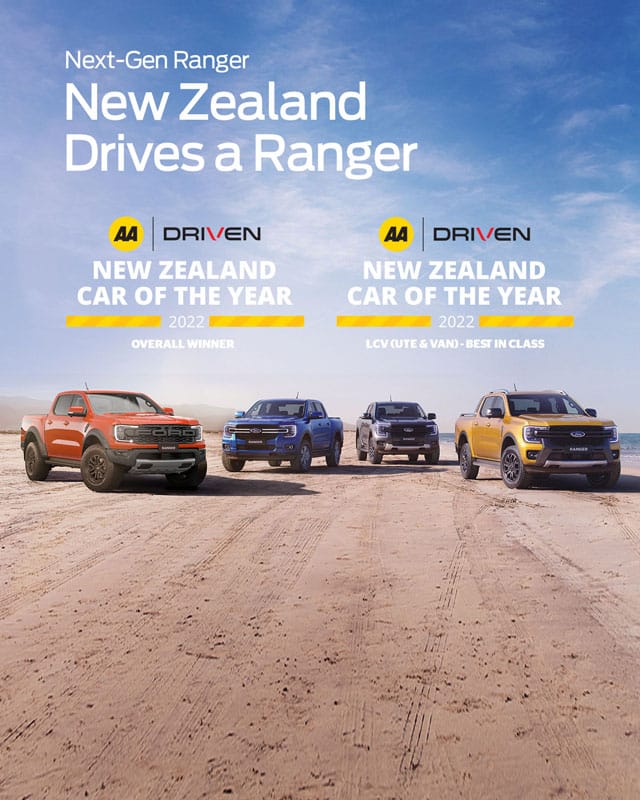 Banner NZ drives a ranger